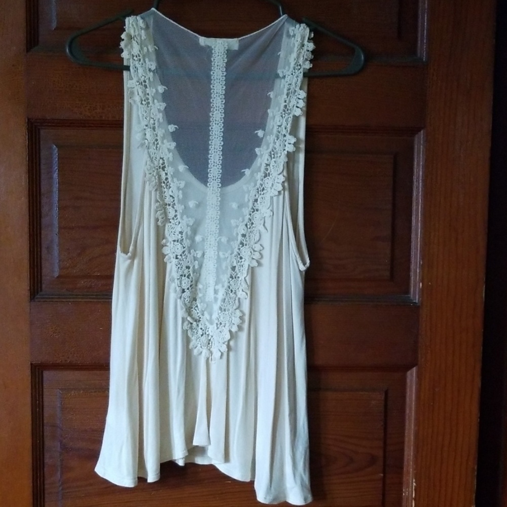 Nabee lace tank top